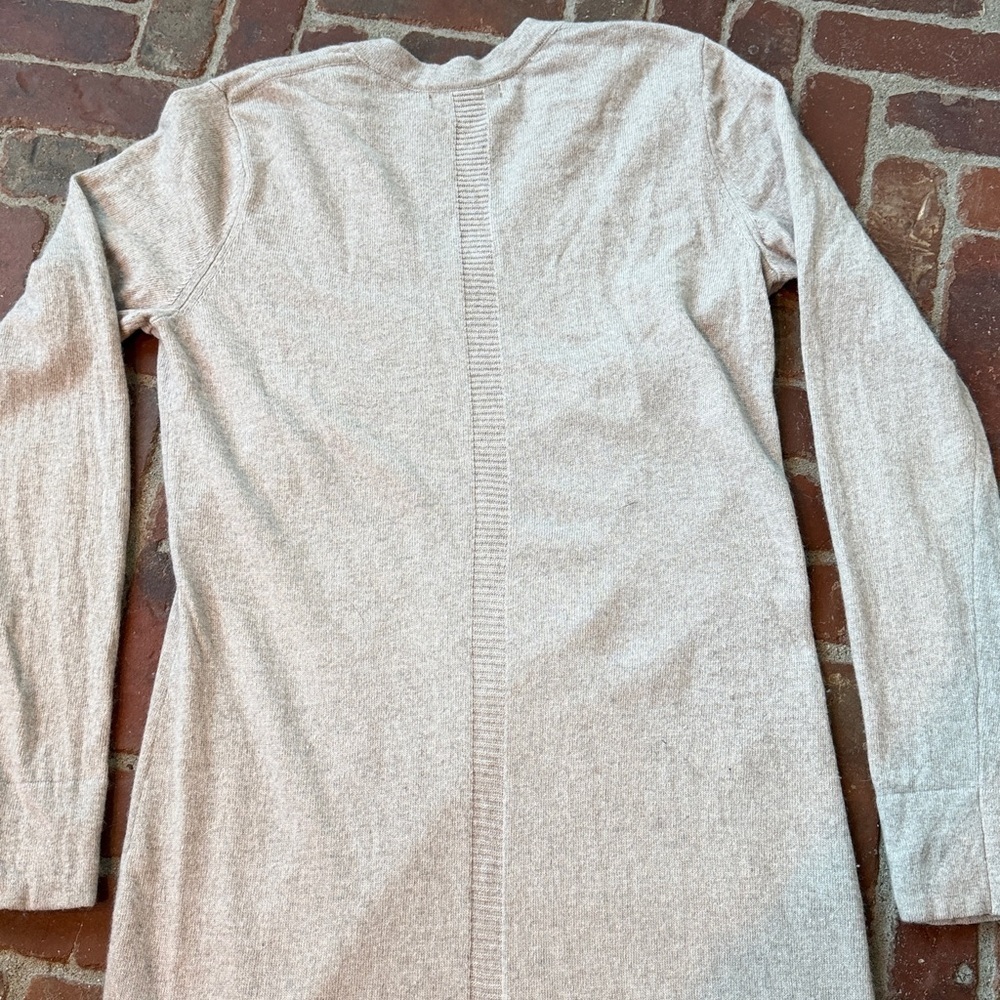 Banana Republic Italian Merino Wool Cashmere V-neck Sweater Dress - Picture 10 of 11